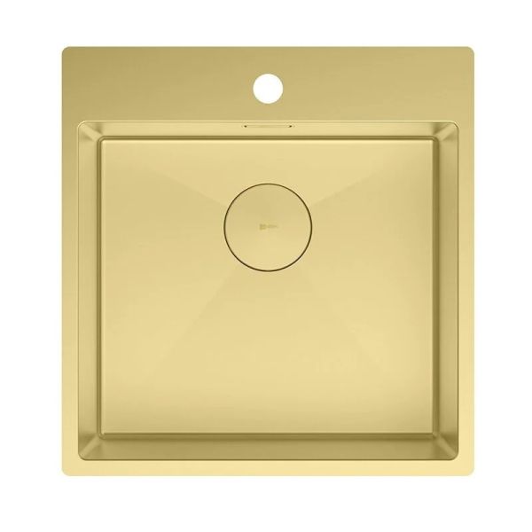 Кухонная мойка Lemark Janga 490 9938106 светлое золото