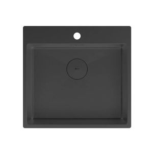 Кухонная мойка Lemark Janga 540 9932112 чёрный матовый