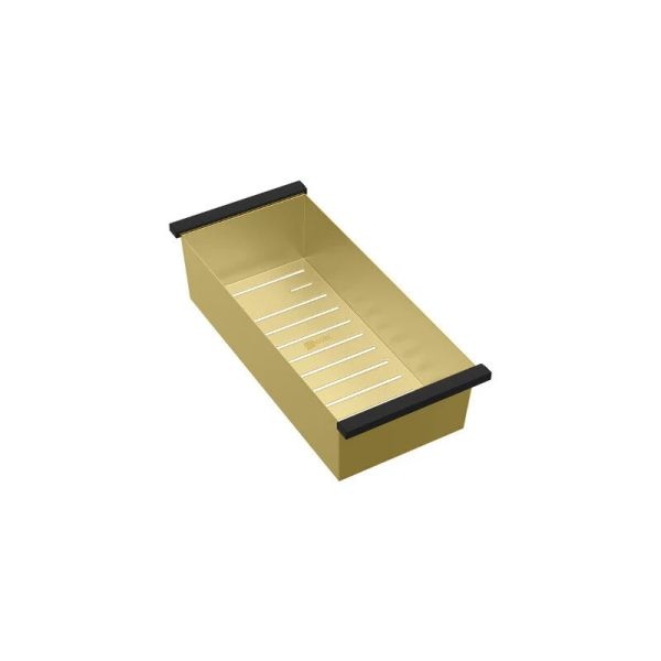 Кухонная мойка Lemark Tabaga 820 9938134 в комплекте с разделочной доской ролл-матом и коландером светлое золото