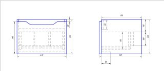 Тумба под раковину Dreja Tiny 99.1901 50 см белый