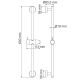 Wasserkraft A122 штанга для душа