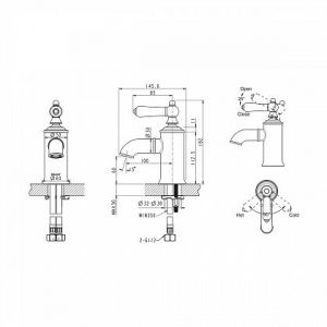 Смеситель Bravat Art F175109C для раковины