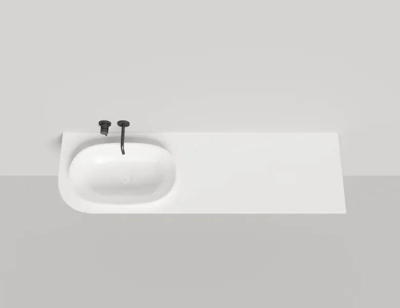 Столешница Salini Costa Plus S-Stone  200221M белый матовый Столешница Salini Costa Plus S-Stone  200221M белый матовый