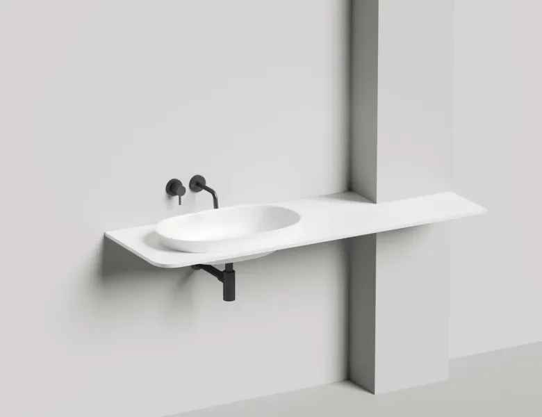 Столешница Salini Costa Plus S-Stone  200221M белый матовый Столешница Salini Costa Plus S-Stone  200221M белый матовый