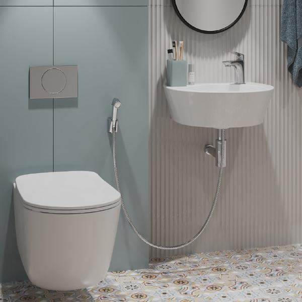 Смеситель для раковины Paini Laguna LACR205/574 с гигиеническим душем хром