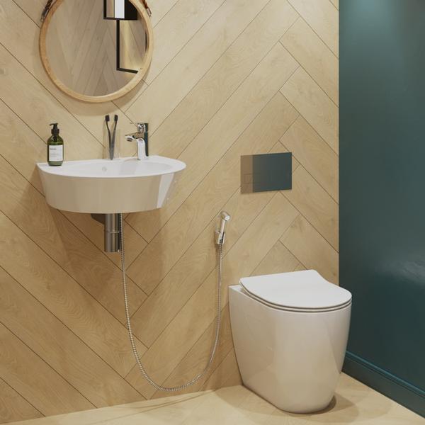 Смеситель для раковины Paini Viva Style P4CR205/574 с гигиеническим душем хром