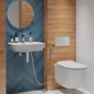 Смеситель для раковины Paini Torre 98CR205/574 с гигиеническим душем хром Смеситель для раковины Paini Torre 98CR205/574 с гигиеническим душем хром