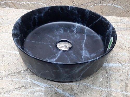 Раковина  CeramaLux C1111 черная 41 см