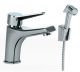 Смеситель для раковины Paini Messina MECR205/574 с гигиеническим душем хром