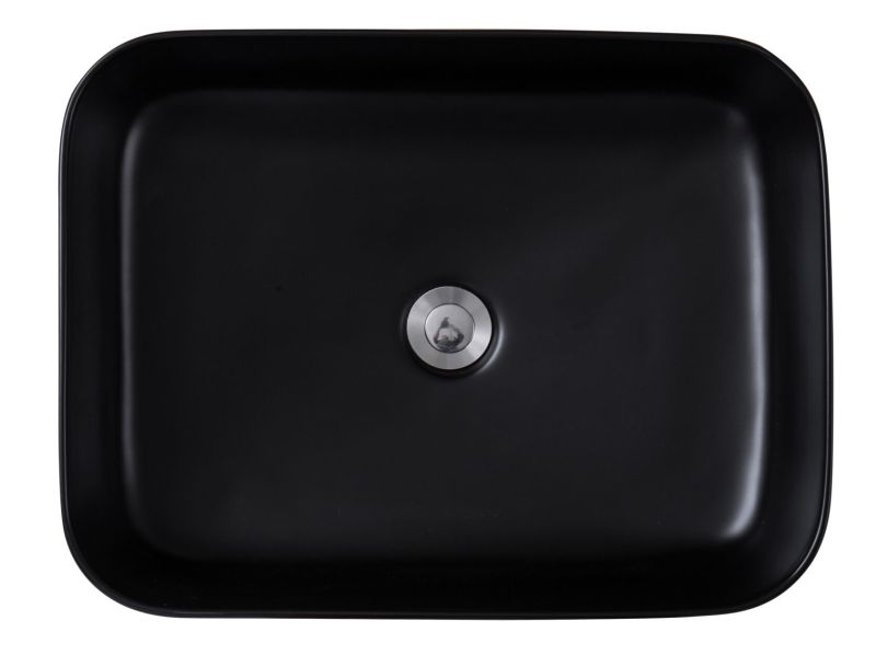 Накладная раковина Avimano Vision 1245022 50см чёрный матовый Накладная раковина Avimano Vision 1245022 50см чёрный матовый