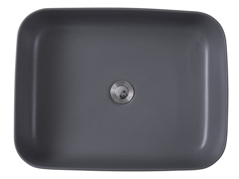 Накладная раковина Avimano Vision 1245023 50см серый матовый Накладная раковина Avimano Vision 1245023 50см серый матовый