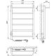 Полотенцесушитель электрический Laris Прайм ЧК П6 400x600 R 75201060 Белый муар Полотенцесушитель электрический Laris Прайм ЧК П6 400x600 R 75201060 Белый муар
