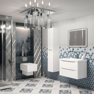 Тумба под раковину Opadiris Элеганс 80 Z0000014969 подвесная Белая матовая Тумба под раковину Opadiris Элеганс 80 Z0000014969 подвесная Белая матовая