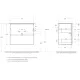 Тумба под раковину BelBagno Формат Мини (Uno Mini) UNO-MINI-700-2C-SO-СO 70 см бежевый матовый