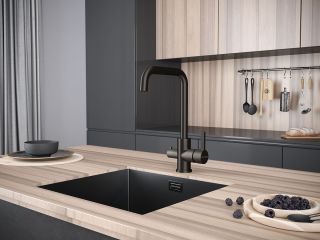 Смеситель для кухни Paulmark Logas Lo213021-GM воронёная сталь Смеситель для кухни Paulmark Logas Lo213021-GM воронёная сталь