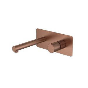 Встраиваемый смеситель для раковины Boheme Stick Spirale 125-BRB.4 брашированная бронза
