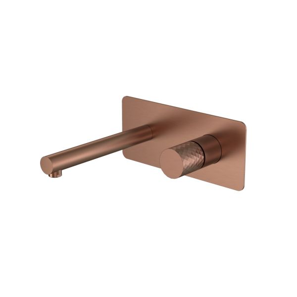 Встраиваемый смеситель для раковины Boheme Stick Diamond 125-BRB брашированная бронза