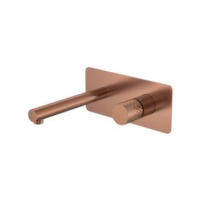 Встраиваемый смеситель для раковины Boheme Stick Diamond 125-CB брашированная медь