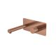 Встраиваемый смеситель для раковины Boheme Stick Diamond 125-CB брашированная медь