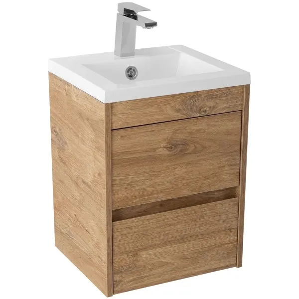 Тумба под раковину ArtMax Family Family-M-400-2C-SO-HG 40 см дуб харбор золотой