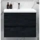 Тумба под раковину ArtMax Family Family-M-580-2C-SO-HC 60 см угольный камень