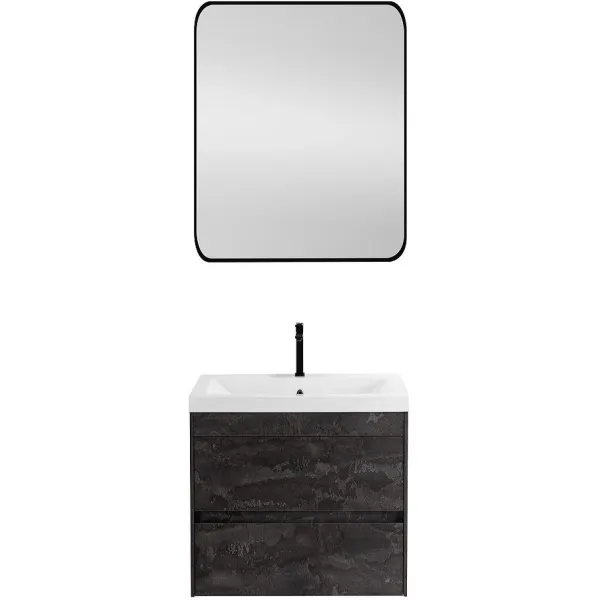 Тумба под раковину ArtMax Family Family-M-580-2C-SO-IS 60 см железный камень