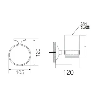 Стакан Creavit Ducky Royale BR20204Y жёлтый