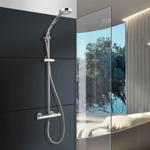 Душевая стойка Paini Cox 78CR686THABS с термостатом хром
