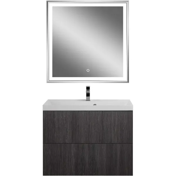 Тумба под раковину ArtMax Verona AM-Verona-Push-800-2C-SO-KD 80 см кадена дарк