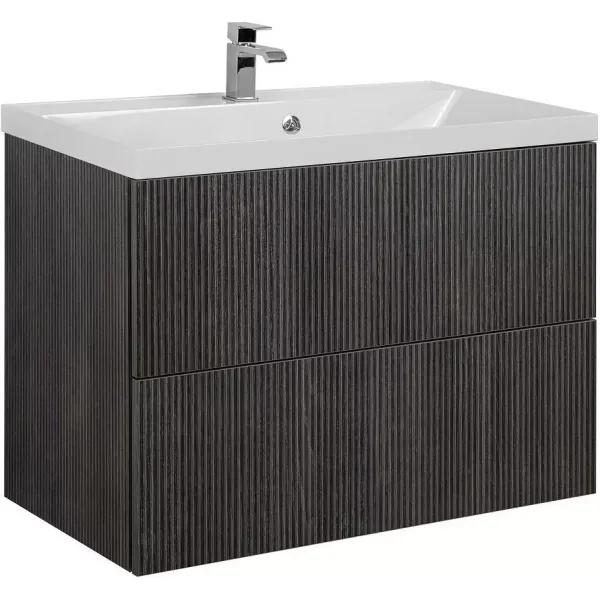 Тумба под раковину ArtMax Verona AM-Verona-Push-800-2C-SO-KD 80 см кадена дарк