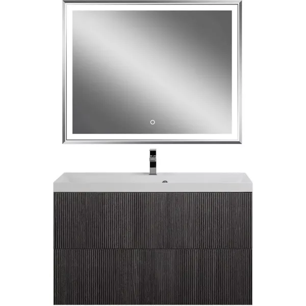 Тумба под раковину ArtMax Verona AM-Verona-Push-1000-2C-SO-KD 100 см кадена дарк