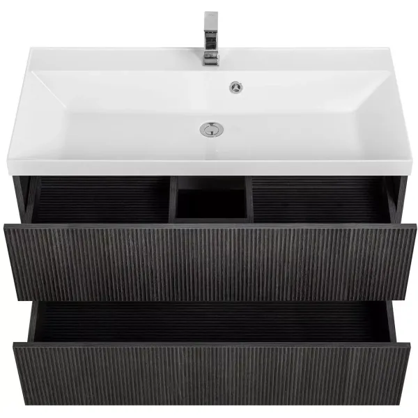 Тумба под раковину ArtMax Verona AM-Verona-Push-1000-2C-SO-KD 100 см кадена дарк