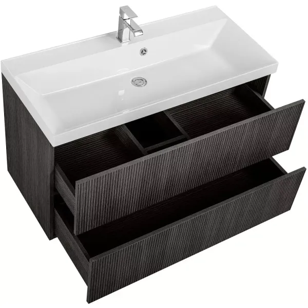 Тумба под раковину ArtMax Verona AM-Verona-Push-1000-2C-SO-KD 100 см кадена дарк