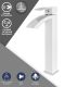 Смеситель для раковины Hansberge Cubito H2077W белый/хром