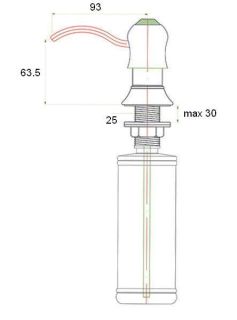 Дозатор жидкого мыла Zorg ZR-26 CR Дозатор жидкого мыла Zorg ZR-26 CR