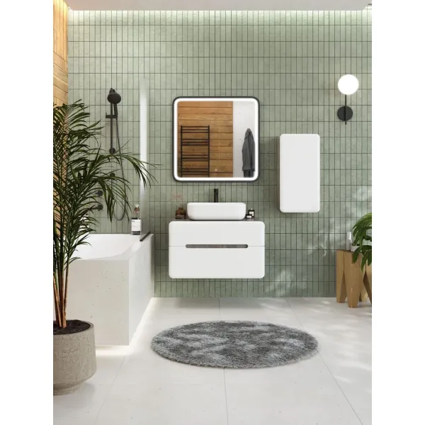 Тумба под раковину ArtMax Genova AM-Genova-800-2C-SO-BC 80 см бетон бромо