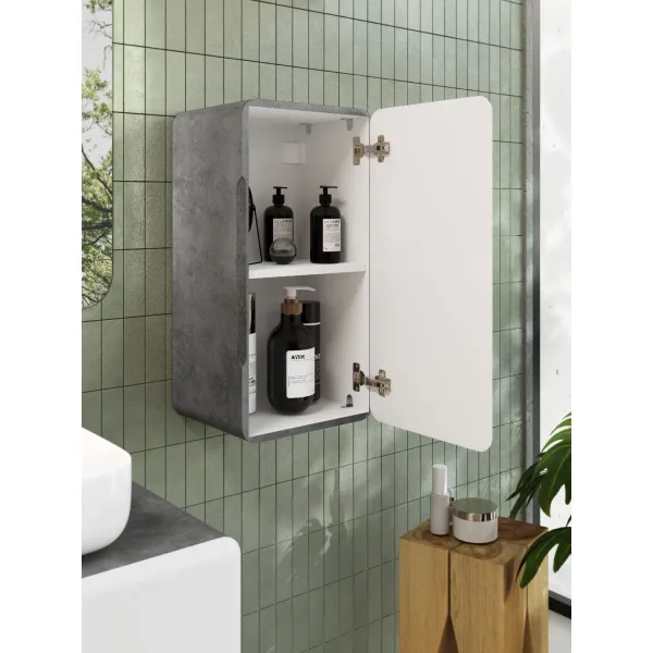 Шкаф ArtMax Genova AM-Genova-700-1A-SO-LN 70 см бетон лофт натуральный