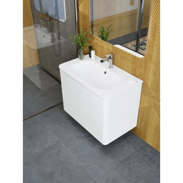 Тумба под раковину ArtMax Sanremo AM-Sanremo-800-2C-SO-BL 80 см белый