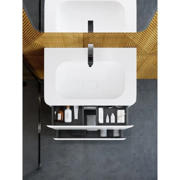 Тумба под раковину ArtMax Sanremo AM-Sanremo-800-2C-SO-BL 80 см белый