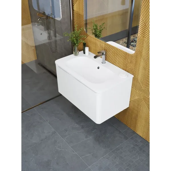 Тумба под раковину ArtMax Sanremo AM-Sanremo-800-1C-SO-BL 80 см белый