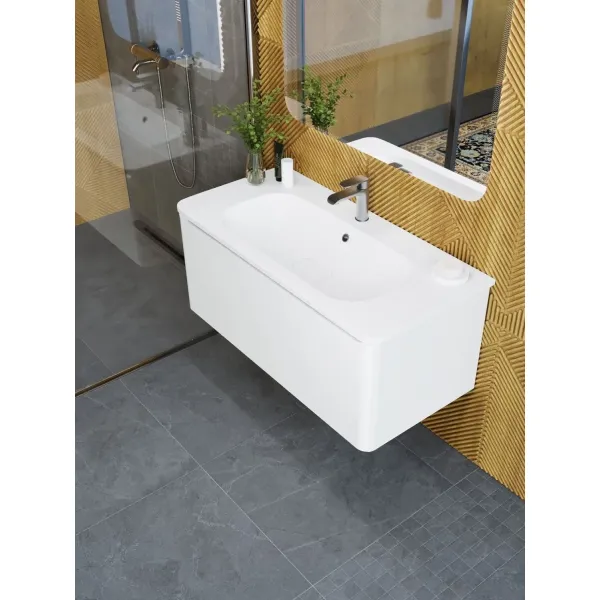 Тумба под раковину ArtMax Sanremo AM-Sanremo-1000-1C-SO-BL 100 см белый