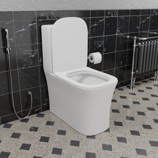 Унитаз CeramaLux 1218A с бачком и сиденьем Микролифт