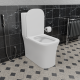 Унитаз CeramaLux 1218A с бачком и сиденьем Микролифт