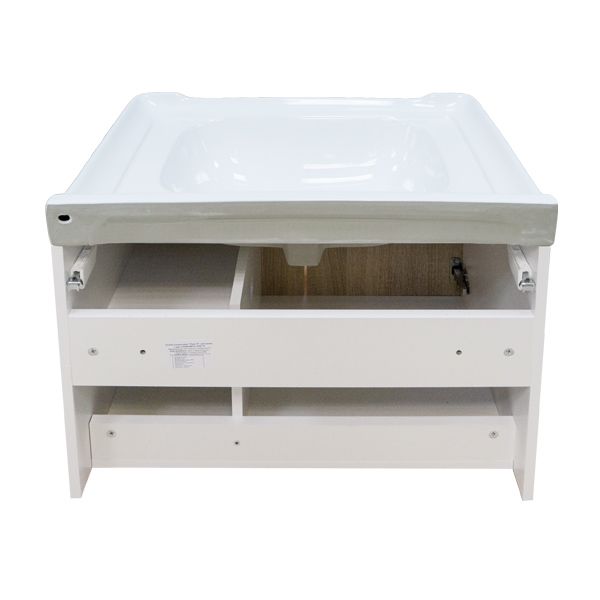 Comforty Тумба-умывальник "Рига-70" дуб сонома с раковиной Comforty 9335-70