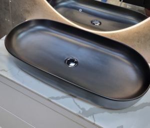 Раковина-чаша CeramaLux 78327-1MB черная 61 см