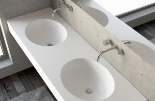 Раковина Montebianco Pietro Due 11023 55см белый Раковина Montebianco Pietro Due 11023 55см белый