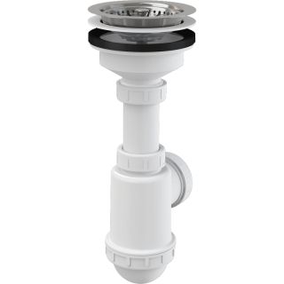 Сифон для мойки AlcaPlast с нержавеющей решеткой ?115 без штуцера A446-DN50/40 Сифон для мойки AlcaPlast с нержавеющей решеткой ?115 без штуцера A446-DN50/40