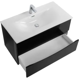 Тумба под раковину BelBagno Marino MARINO-CER-MINI-800-2C-SO-NL-P 80 см чёрный