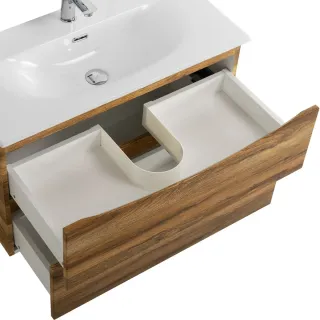 Тумба под раковину BelBagno Marino MARINO-CER-MINI-1000-2C-SO-RR-P 100 см дуб рустикальный