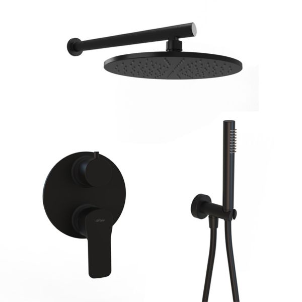 Душевой комплект Paini Viva Style P4YOSET26911SH чёрный